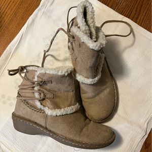 Sherpa accented Ankle Boot